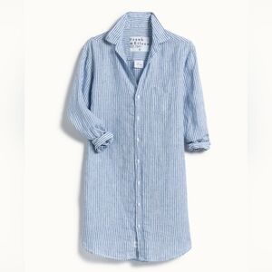 Frank & Eileen Blue Striped Women's Dress